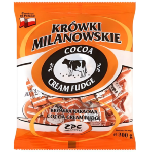 Krowkie Milanowskie Krowka Cream Fudge Cocoa 300g - Global Imports & Exports - Wholesale European Food Distributors