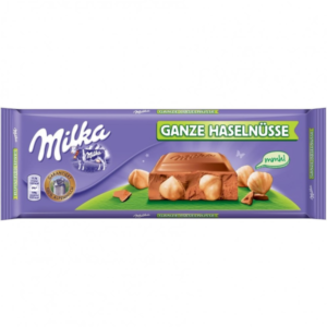 Milka Ganze Hassel Whole Nuts Chocolate 250g - Global Imports & Exports - Wholesale European Food Distributors