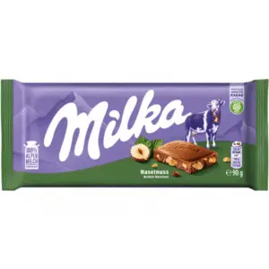Milka Hasselnuss Hazelnut Chocolate 90g - Global Imports & Exports - Wholesale European Food Distributors