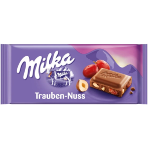 Milka Raisins & Hazelnut Chocolate 100g - Global Imports & Exports - Wholesale European Food Distributors