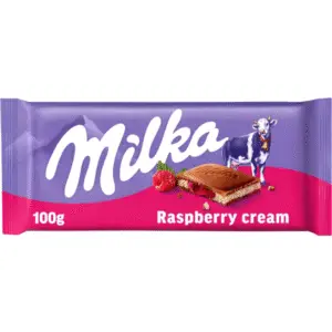 Milka Raspberry Cream Chocolate 100g - Global Imports & Exports - Wholesale European Food Distributors