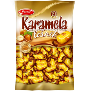 Pionir Karamela Lesnik Hazelnut Toffee 100g - Global Imports & Exports - Wholesale European Food Distributors