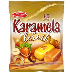 Pionir Karamela Lesnik Hazelnut Toffee 400g - Global Imports & Exports - Wholesale European Food Distributors