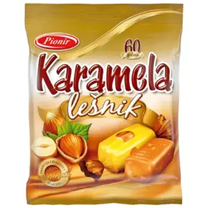 Pionir Karamela Lesnik Hazelnut Toffee 400g - Global Imports & Exports - Wholesale European Food Distributors