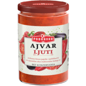 Podravka Ajvar Hot 350g - Global Imports & Exports - Wholesale European Food Distributors