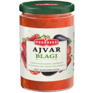 Podravka Ajvar Mild 690g - Global Imports & Exports - Wholesale European Food Distributors