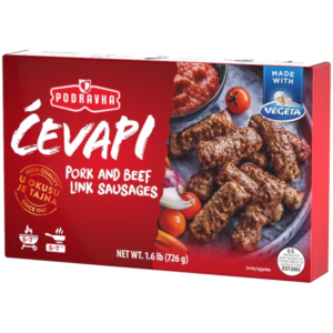 Podravka Cevapi Pork and Beef Link Sausages 12 x 1.6Lbs (726g) - Global Imports & Exports Wholesale