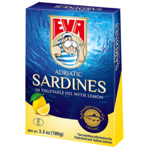 Podravka Eva Sardine Lemon 115g - Global Imports & Exports - Wholesale European Food Distributors