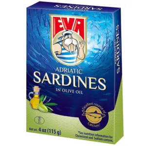 Podravka Eva Sardine Olive Oil 115g - Global Imports & Exports - Wholesale European Food Distributors