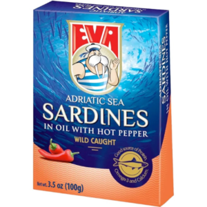 Podravka Eva Sardine w Hot Peppers 115g - Global Imports & Exports - Wholesale European Food Distributors