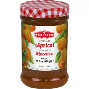 Podravka Jam Marelica Apricot 670g - Global Imports & Exports - Wholesale European Food Distributors
