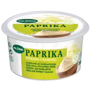 Poljorad Kajmak Cream w Pepper Pieces 200g - Global Imports & Exports - Wholesale European Food Distributors