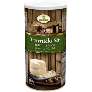 Poljorad Travnicki Cow's Milk Cheese 800g - Global Imports & Exports - Wholesale European Food Distributors