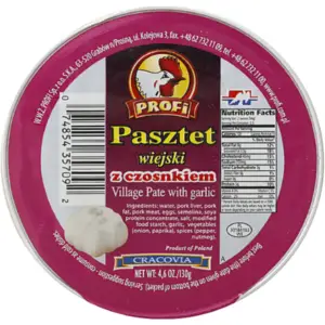 Profi Pate w Garlic 130g - Global Imports & Exports - Wholesale European Food Distributors