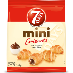 Seven Days Mini Croissant Chocolate Filling 185g - Global Imports & Exports - Wholesale European Food Distributors