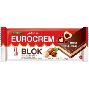 Takovo Eurocream Blok Chocolate 100g - Global Imports & Exports - Wholesale European Food Distributors