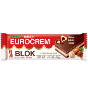 Takovo Eurocrem Blok Chocolate 50g - Global Imports & Exports - Wholesale European Food Distributors