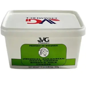 VG Commerce Bulgarian Sheep Milk Cheese 400g - Global Imports & Exports - Wholesale European Food Distributors