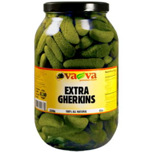 Vava Extra Class Baby Gherkins Pickles 2450g - Global Imports & Exports - Wholesale European Food Distributors