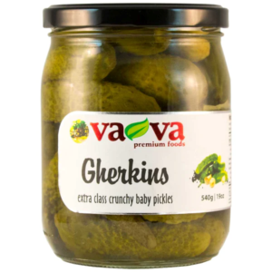 Vava Extra Class Baby Gherkins Pickles 475g - Global Imports & Exports - Wholesale European Food Distributors