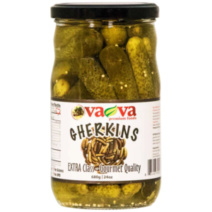 Vava Extra Class Baby Gherkins Pickles 680g - Global Imports & Exports - Wholesale European Food Distributors