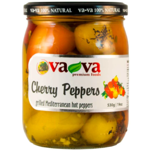 Vava Grilled Cherry Peppers Hot 530g - Global Imports & Exports - Wholesale European Food Distributors