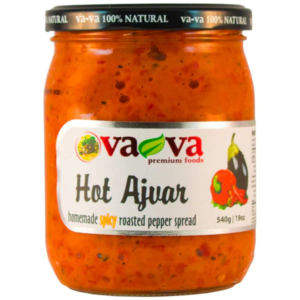 Vava Homemade Ajvar Hot 520g - Global Imports & Exports - Wholesale European Food Distributors