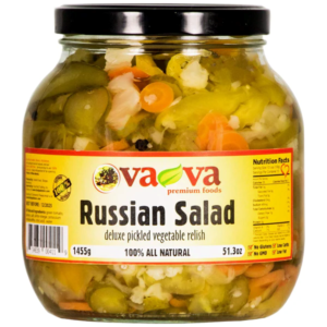 Vava Russian Salad Deluxe Relish 1455g - Global Imports & Exports - Wholesale European Food Distributors