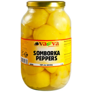 Vava Somborka Banana Peppers Hot 1850g - Global Imports & Exports - Wholesale European Food Distributors