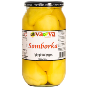 Vava Somborka Peppers Hot 1000g - Global Imports & Exports - Wholesale European Food Distributors