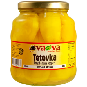 Vava Tetovka Long Banana Peppers 1100g - Global Imports & Exports - Wholesale European Food Distributors