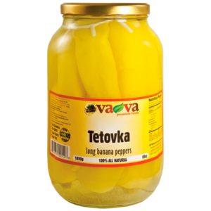 Vava Tetovka Long Banana Peppers 1850g - Global Imports & Exports Wholesale European Food Distributors