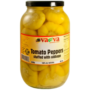 Vava Tomato Peppers w Cabbage 2450g - Global Imports & Exports - Wholesale European Food Distributors