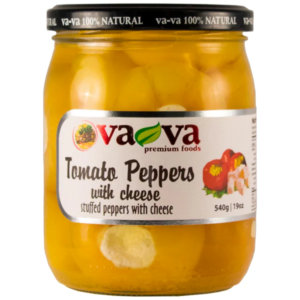 Vava Tomato Peppers w Cheese 540g - Global Imports & Exports - Wholesale European Food Distributors