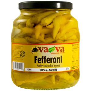 Vava Yellow Fefferoni Peppers Hot 1450g - Global Imports & Exports - Wholesale European Food Distributors