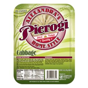 Alexandra's Pierogi Cabbage 1lb (20) - Global Imports & Exports Wholesale
