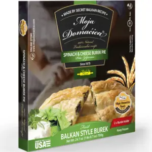 Moja Domacica Spinach & Cheese Burek Pie 700g - Global Imports & Exports - Wholesale European Food Distributors