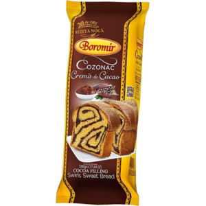 Boromir Cozonac w Cocoa Filling 450g - Global Imports & Exports - Wholesale European Food Distributors