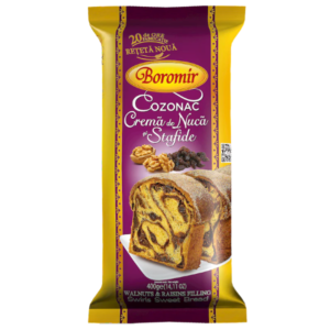 Boromir Cozonac w Walnuts & Raisins Filling 450g - Global Imports & Exports - Wholesale European Food Distributors