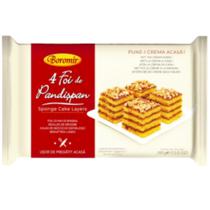 Boromir Spong Cake Layers Regular 380g - Global Imports & Exports - Wholesale European Food Distributors