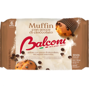 Balconi Muffin Chocolate Chip 240g - Global Imports & Exports - Wholesale European Food Distributors