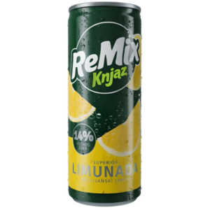 Knjaz Milos Remix Lemon Soda 330ml - Global Imports & Exports - Wholesale European Food Distributors