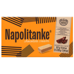 Kras Napolitanke Chocolate Cream Wafer 327g - Global Imports & Exports - Wholesale European Food Distributors