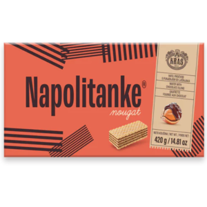 Kras Napolitanke Hazelnut Wafer 420g - Global Imports & Exports - Wholesale European Food Distributors