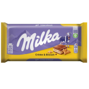 Milka Creme & Biscuit Chocolate 100g - Global Imports & Exports - Wholesale European Food Distributors