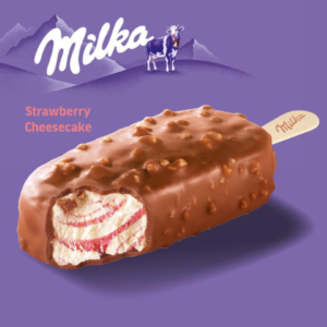 Milka Strawberry Cheesecake Ice Cream 270ml - Global Imports & Exports - Wholesale European Food Distributors