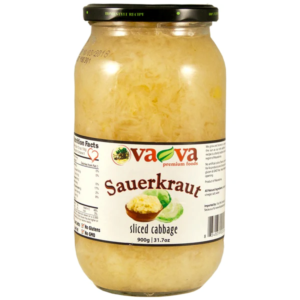 Vava Sauerkraut Sliced Cabbage 900g - Global Imports & Exports - Wholesale European Food Distributors