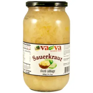 Vava Sauerkraut Sliced Cabbage 900g - Global Imports & Exports - Wholesale European Food Distributors