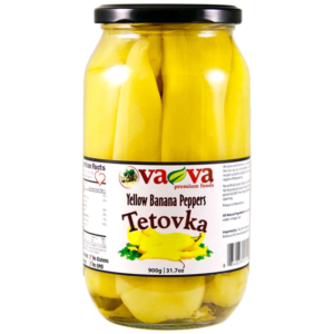 Vava Tetovka Long Banana Peppers 800g - Global Imports & Exports - Wholesale European Food Distributors