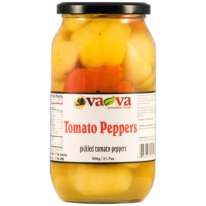 Vava Tomato Peppers Whole 900g - Global Imports & Exports - Wholesale European Food Distributors